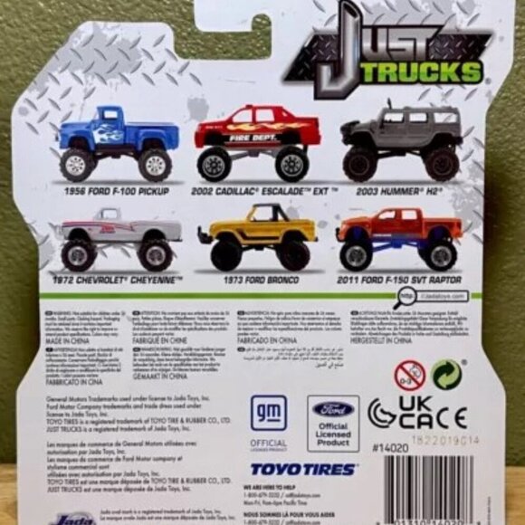 Jada Just Trucks 2011 Ford F-150 SVT Raptor Wave 37 Orange Die-cast HTF NIP 2022 - Picture 2 of 3